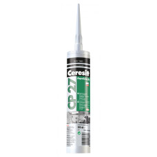 Герметик Багатоцільовий силіконовий Ceresit Aquablock СP27 300ml сірий