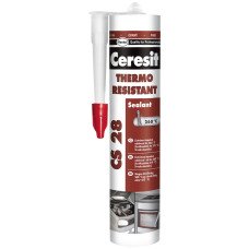 Герметик Термостійкий Ceresit CS28 300мл Герметик Термостійкий Ceresit CS28 300мл