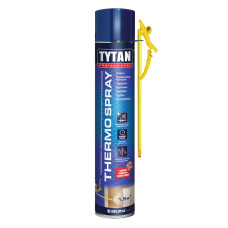 Піна напилювана Tytan THERMOSPRAY термоізоляція 870мл ручна Піна напилювана Tytan THERMOSPRAY термоізоляція 870мл ручна