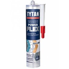 Клей герметик Tytan POWER FLEX 290мл безбарвний