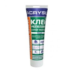 Клей LACRYSIL акриловий Супермонтаж білий 200г