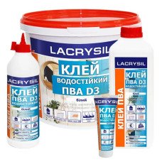 Клей LACRYSIL ПВА D3 білий 150г