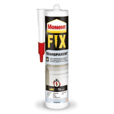 Клей монтажний Момент FIX Transparent 280г Клей монтажний Момент FIX Transparent 280г