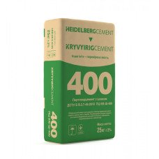 Цемент 25кг ПЦ ІІ-Б-Ш-400 Кривий Ріг