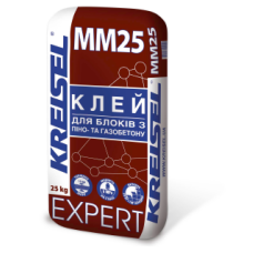 Клей для блоків з піно- та газобетону Kreisel MM25 25кг