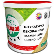 Штукатурка силіконова Anserglob 25кг Баранець 1,5мм