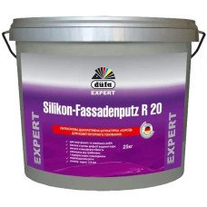 Штукатурка силіконова Dufa Silikon-Fassadenputz R20, 25кг Штукатурка силіконова Dufa Silikon-Fassadenputz R20, 25кг