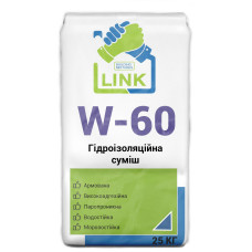 Гідроізоляційна суміш Link W-60 25 кг Гідроізоляційна суміш Link W-60 25 кг