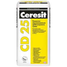 Дрібно-зерниста ремонтно-відновна суміш Ceresit CD25 від 5 до 30мм 25кг Дрібно-зерниста ремонтно-відновна суміш Ceresit CD25 від 5 до 30мм 25кг