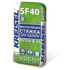 Високоміцна стяжка для підлоги BETON B-35 20-100 мм Kreisel SF40 25кг Високоміцна стяжка для підлоги BETON B-35 20-100 мм Kreisel SF40 25кг