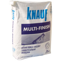 Шпаклівка гіпсова KNAUF Мультифініш 25кг Шпаклівка гіпсова KNAUF Мультифініш 25кг