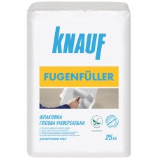 Шпаклівка гіпсова KNAUF Фугенфюллер 25кг Шпаклівка гіпсова KNAUF Фугенфюллер 25кг