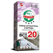 Штукатурка цементно-вапняна Anserglob ВСТ20 25кг.