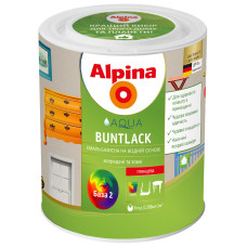 Емаль для тонування прозора Alpina Buntlack SM/мат. B3 0,64 л