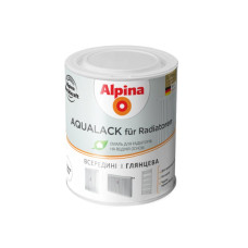Емаль для радіаторів для тонування Alpina Aqualack fur Radiator 0,75л Емаль для радіаторів для тонування Alpina Aqualack fur Radiator 0,75л