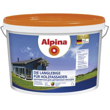 Фарба універсальна акрилова для дерева Alpina Die Langlebige fur Holzfassaden B3 2,35л Фарба універсальна акрилова для дерева Alpina Die Langlebige fur Holzfassaden B3 2,35л