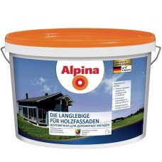 Фарба універсальна акрилова для дерева Alpina Die Langlebige fur Holzfassaden B3 9,4л Фарба універсальна акрилова для дерева Alpina Die Langlebige fur Holzfassaden B3 9,4л