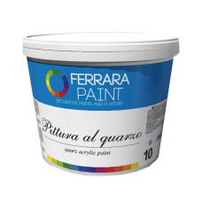 Фарба інтер'єрна акрилова кварцова Ferrara Pittura al quarzo 10л