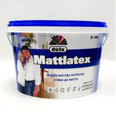 Фарба латексна DUFA Mattlatex D100 3,5кг Фарба латексна DUFA Mattlatex D100 3,5кг