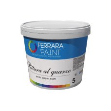 Фарба інтер'єрна акрилова кварцова Ferrara Pittura al quarzo 5л Фарба інтер'єрна акрилова кварцова Ferrara Pittura al quarzo 5л