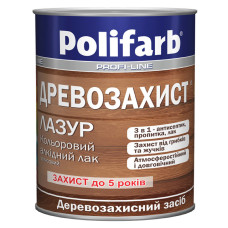 Древозахист лазур Polifarb горіх 0,7кг