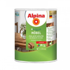 Лак меблевий Alpina Aqua Mobel /глянц. 0,75л