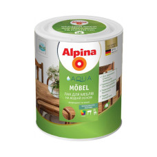 Лак меблевий Alpina Aqua Mobel /мат. 0,75л