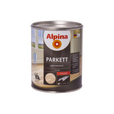 Лак паркетный алкидный усиленный полиуретаном Alpina Parkett GL глянцевий 0,75л