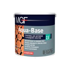 Грунтовка для деревини MGF Aqua - Ваse M 400 2,5л Грунтовка для деревини MGF Aqua - Ваse M 400 2,5л