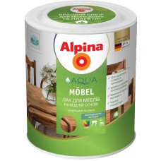 Лак алкідний прозорий для дерева Alpina Mobel SM 2,5л