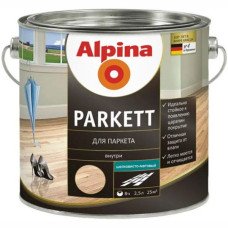 Лак паркетний алкідний посилений поліуретаном Alpina Parkett матовий 2,5л Лак паркетний алкідний посилений поліуретаном Alpina Parkett матовий 2,5л