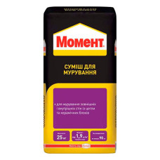 Суміш для мурування Момент 25кг