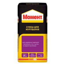 Суміш для мурування Момент 25кг