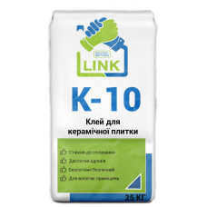 Клей для керамічної плитки Link K-10 25 кг