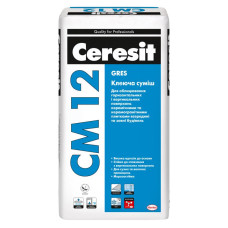 Клей для керамограніту Ceresit СМ 12 25кг Gres