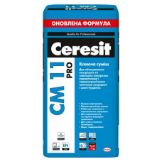 Клеюча суміш для плитки Ceresit CM 11 pro 27кг
