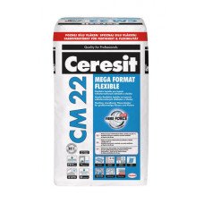 Високоеластична клеюча суміш Ceresit СМ22 25кг MEGA FORMAT FLEXIBLE