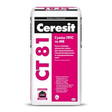 Суміш для приклеювання ППС та МВ Ceresit СТ81 25кг