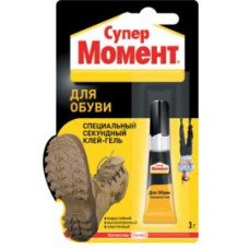 Супер клей Момент для взуття 3г Супер клей Момент для взуття 3г