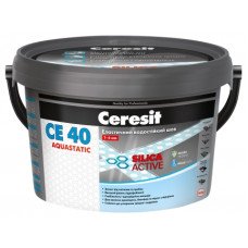 Затирка еластична Ceresit СЕ40 2кг 199 сяюче світло Затирка еластична Ceresit СЕ40 2кг 199 сяюче світло