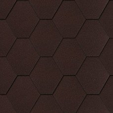 Бітумна черепиця UNI STRONG сота коричневий