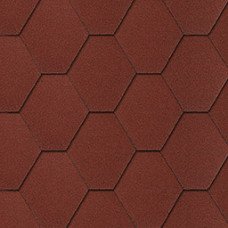 Бітумна черепиця UNI STRONG сота червоний