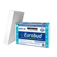 Пінопласт Eurobud EPS 30 9 кг\куб 100мм 1х0,5м Пінопласт Eurobud EPS 30 9 кг\куб 100мм 1х0,5м